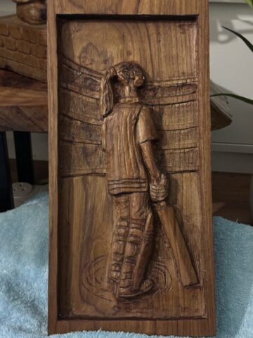 The Dream Begins by Wendy Kearns Carving by Wendy Kearns